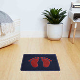 Stylish Footprint Welcome Doormat