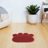 Paw Print Plush Mat